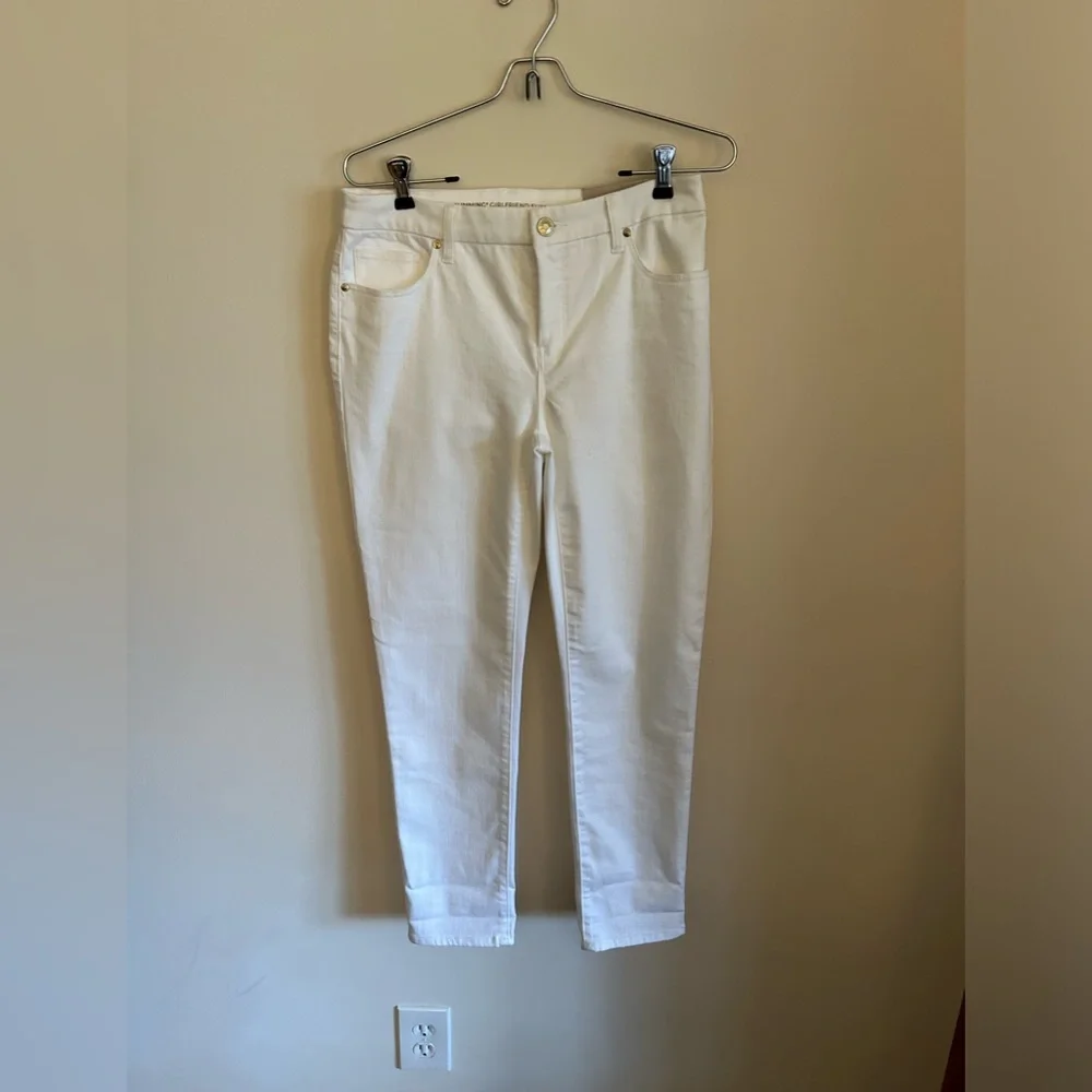 New with tags Chico's girlfriend white jean size 00 or 2-4 - Picture 1 of 9